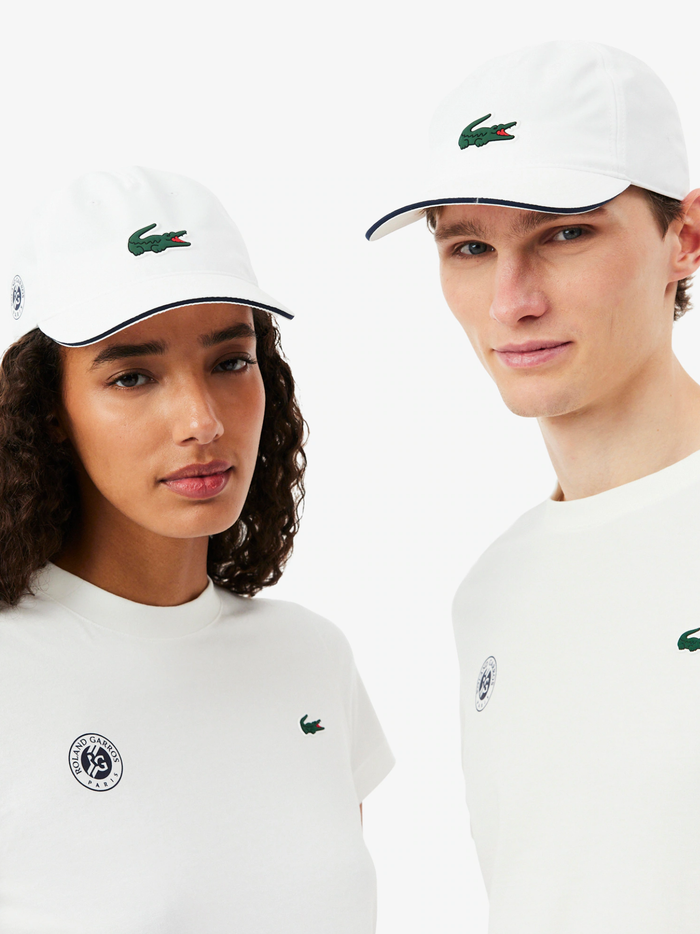LACOSTE Sport Roland-Garros Edition Microfiber Cap White
