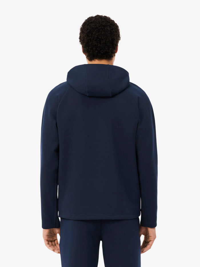 LACOSTE Sport Stretch Zipped Hoodie Midnight Blue