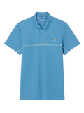 LACOSTE Sport Ultra Dry Trim Accent Polo Shirt Sky Blue - MAISONDEFASHION.COM
