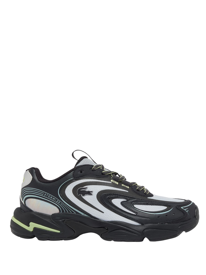 LACOSTE Storm 96 2K Tech Sneakers Dark Grey - MAISONDEFASHION.COM