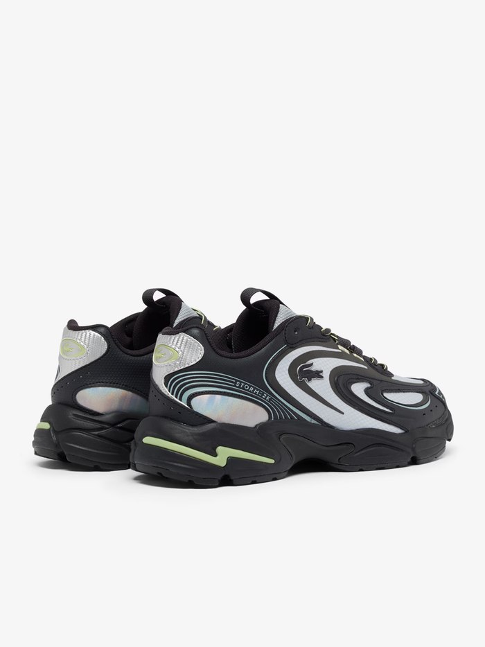 LACOSTE Storm 96 2K Tech Sneakers Dark Grey - MAISONDEFASHION.COM