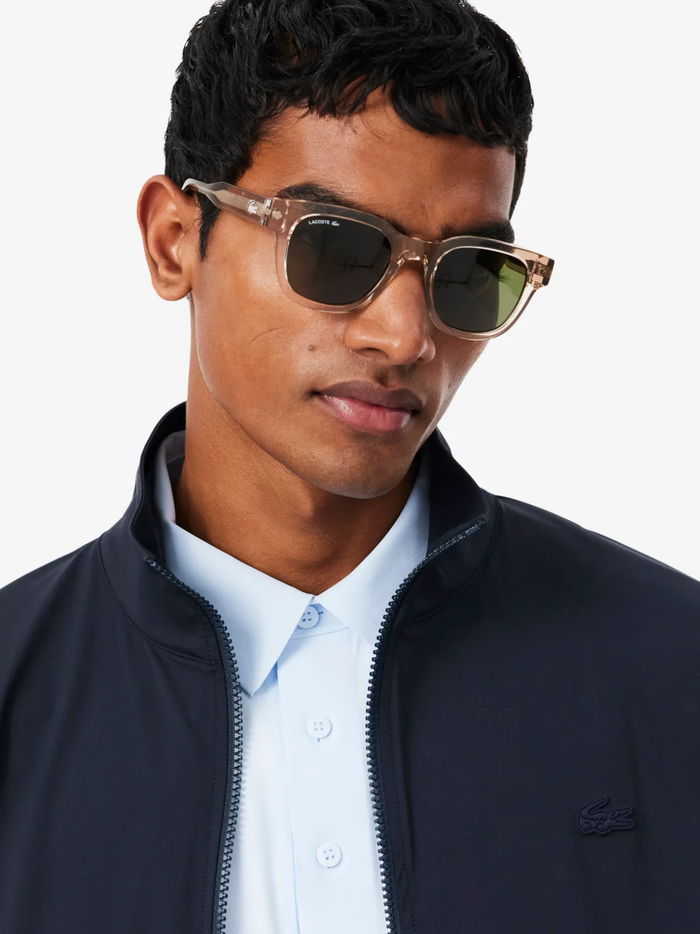 LACOSTE Stretch Commuter Track Jacket Navy Blue