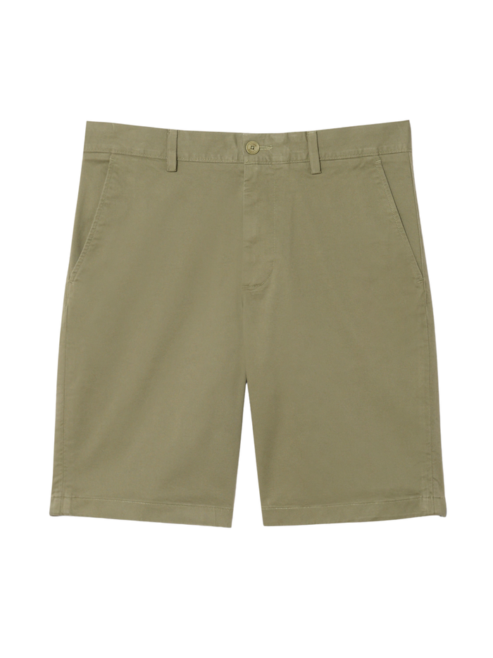 LACOSTE Stretch Twill Chino Shorts Khaki Green