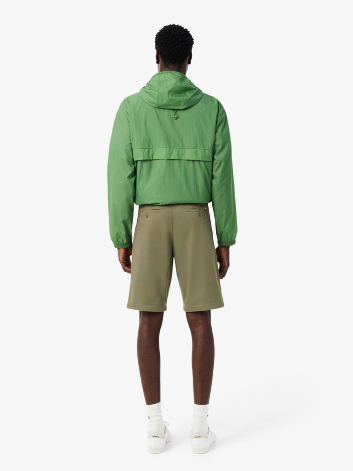 LACOSTE Stretch Twill Chino Shorts Khaki Green