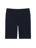 LACOSTE Stretch Twill Chino Shorts Navy Blue - MAISONDEFASHION.COM