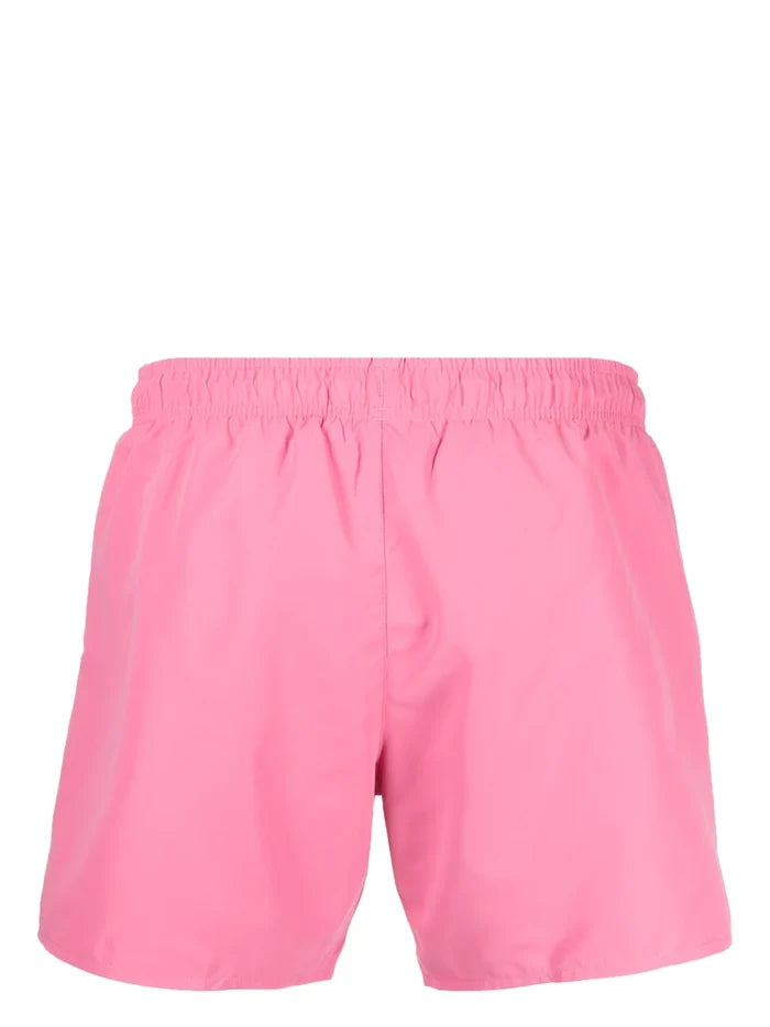 LACOSTE Swim Shorts Pink/Green - MAISONDEFASHION.COM