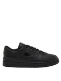 LACOSTE T-Clip Set Leather Sneakers Black - MAISONDEFASHION.COM