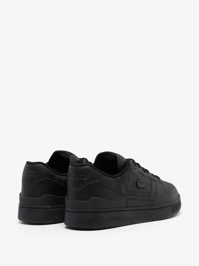 LACOSTE T-Clip Set Leather Sneakers Black - MAISONDEFASHION.COM