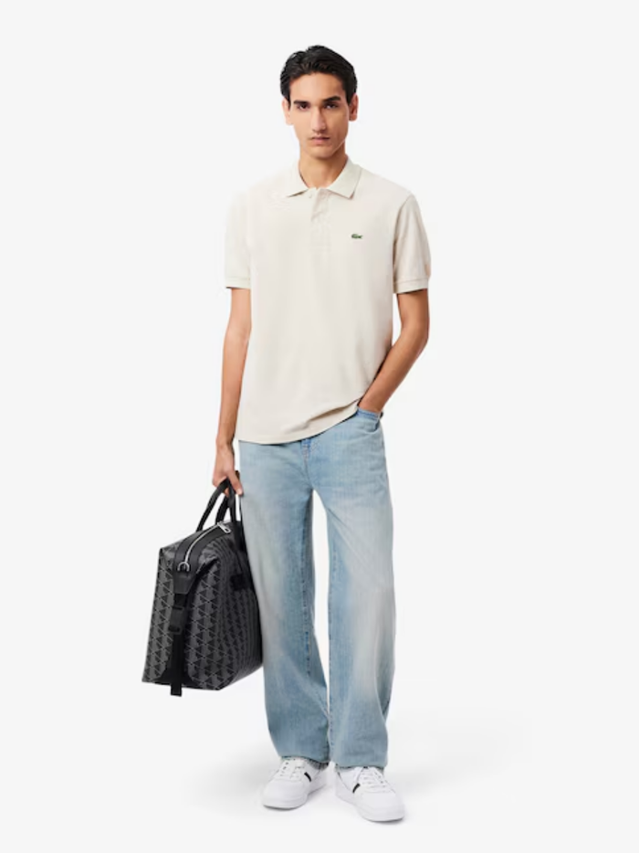 LACOSTE T-Clip Set Leather Sneakers White/Dark Green - MAISONDEFASHION.COM