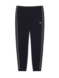 LACOSTE Tapered Leg Sweatpants Black - MAISONDEFASHION.COM