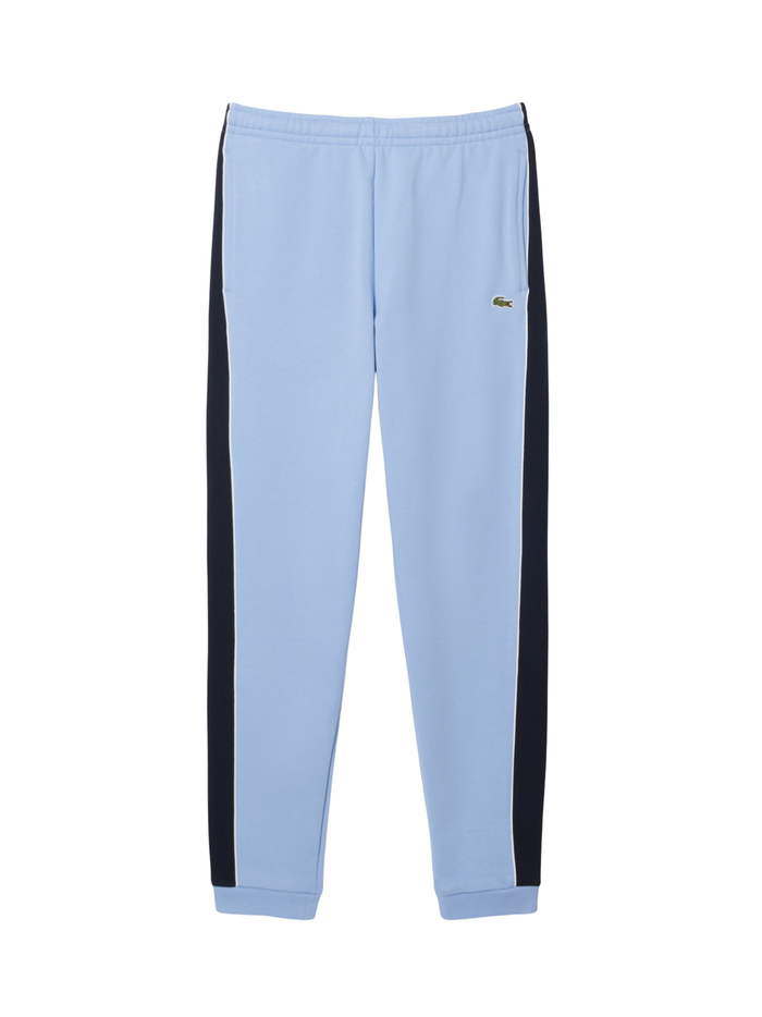 LACOSTE Tapered Leg Sweatpants Light Blue - MAISONDEFASHION.COM