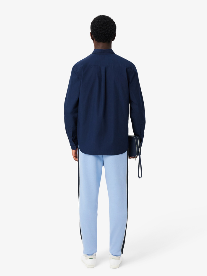 LACOSTE Tapered Leg Sweatpants Light Blue - MAISONDEFASHION.COM