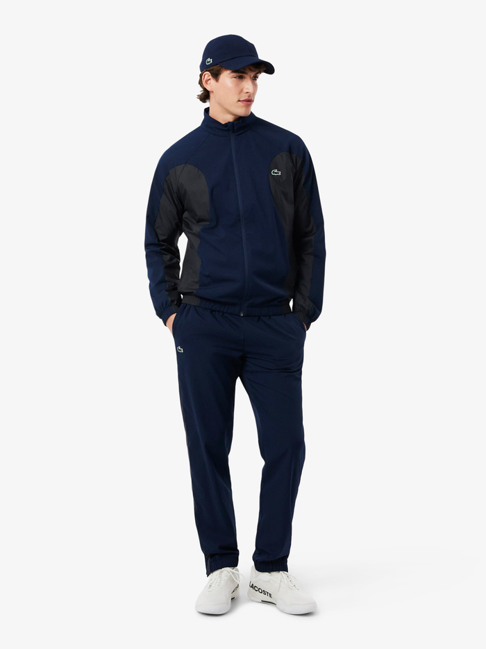 LACOSTE Tennis Water-Repellent Tracksuit Navy - MAISONDEFASHION.COM