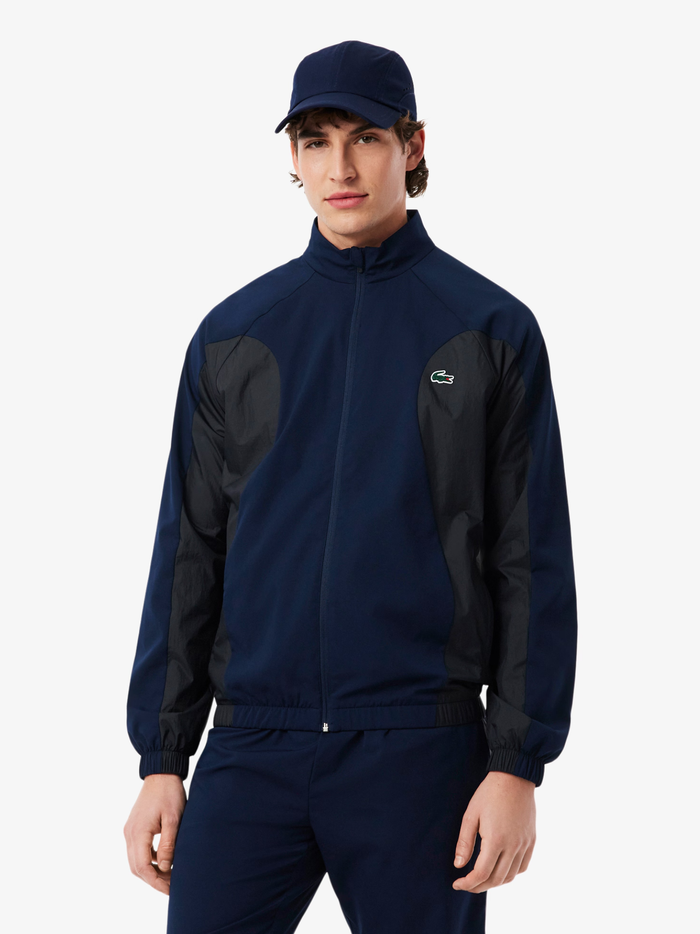 LACOSTE Tennis Water-Repellent Tracksuit Navy - MAISONDEFASHION.COM