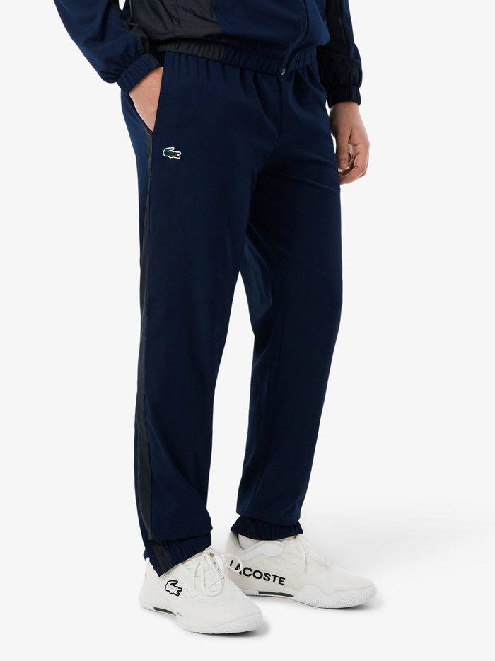 LACOSTE Tennis Water-Repellent Tracksuit Navy - MAISONDEFASHION.COM