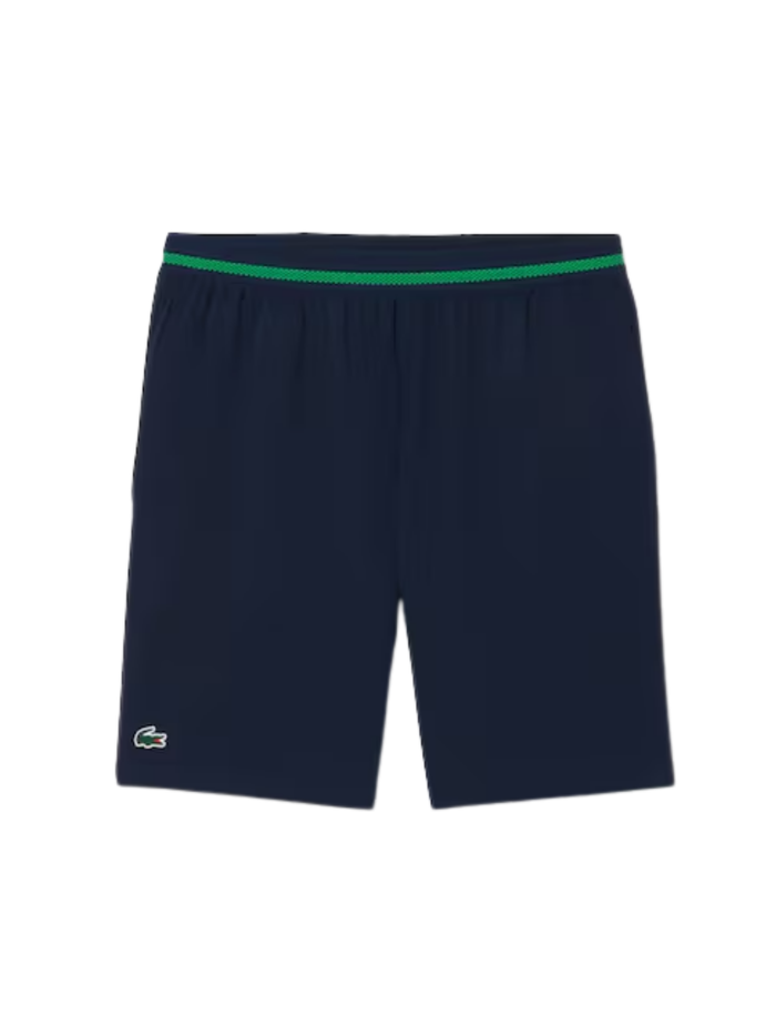 LACOSTE Tennis x Novak Djokovic Shorts Navy - MAISONDEFASHION.COM