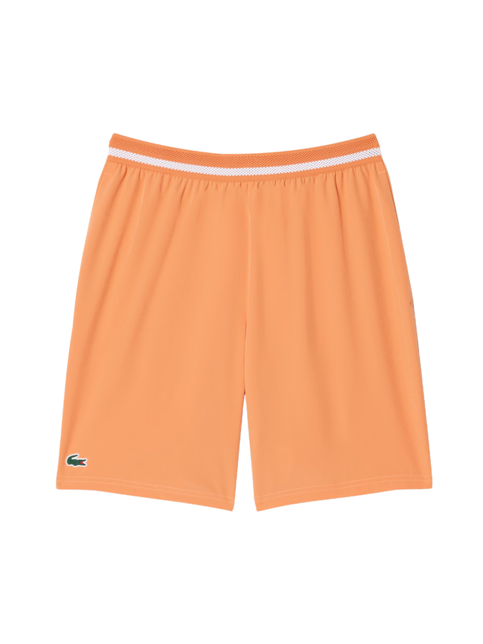 LACOSTE Tennis x Novak Djokovic Shorts Orange - MAISONDEFASHION.COM