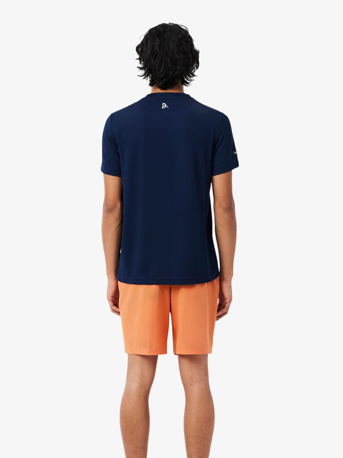 LACOSTE Tennis x Novak Djokovic Shorts Orange - MAISONDEFASHION.COM