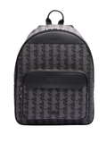 LACOSTE The Blend Backpack Monogram Black/Grey - MAISONDEFASHION.COM