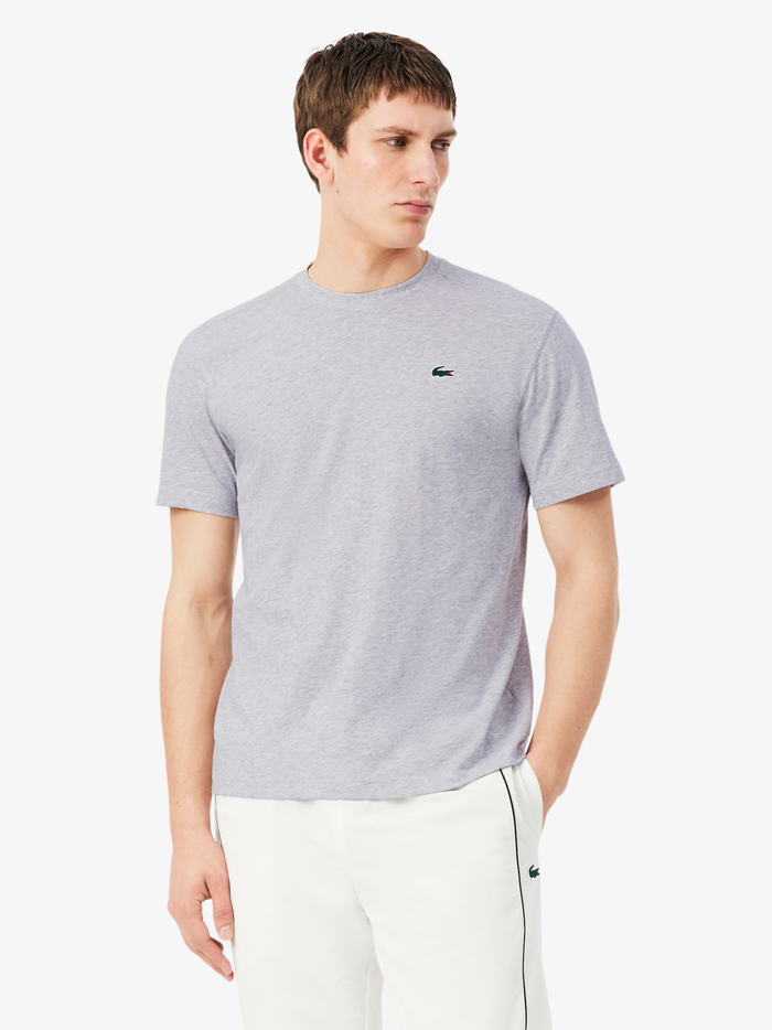 LACOSTE Ultra Dry Cotton Sport T-shirt Light Grey