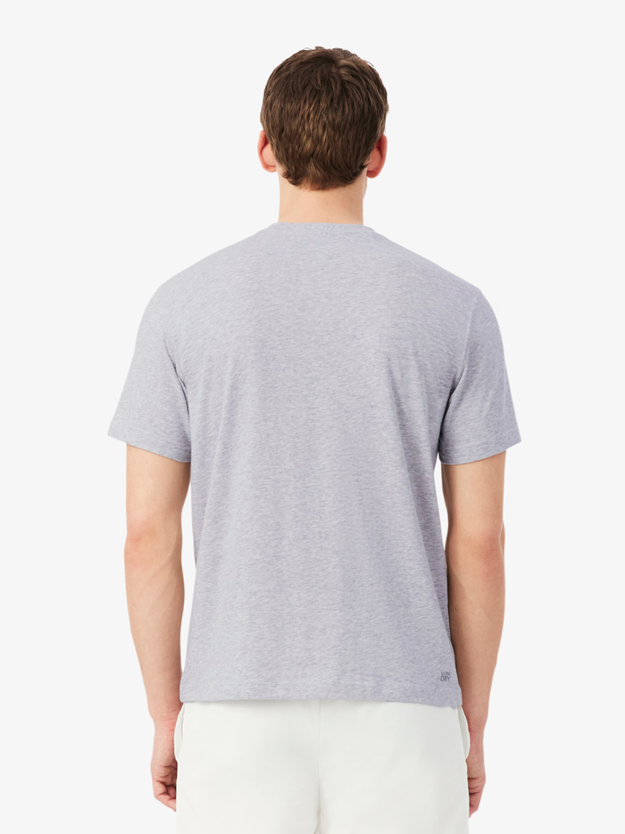 LACOSTE Ultra Dry Cotton Sport T-shirt Light Grey