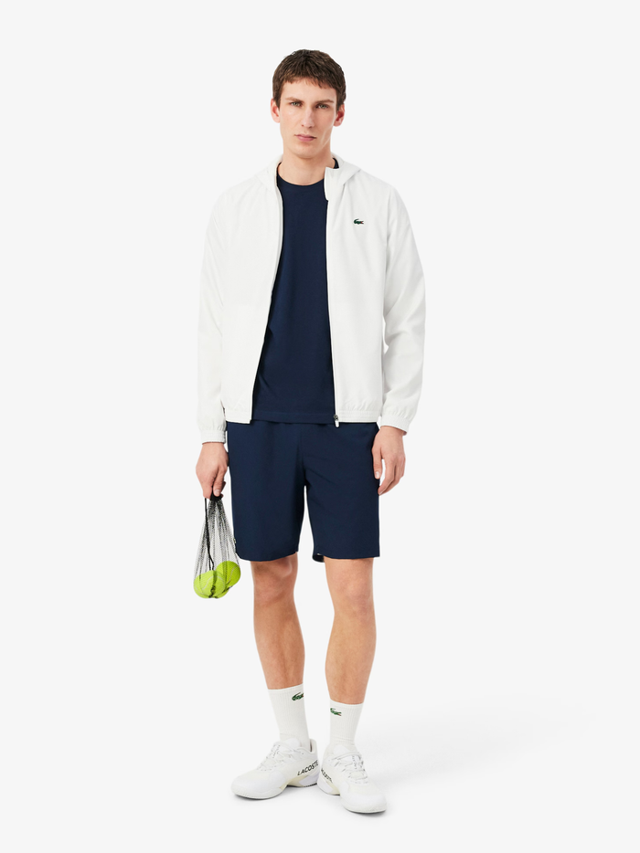 LACOSTE Ultra Dry Cotton Sport T-shirt Midnight Blue - MAISONDEFASHION.COM