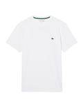 LACOSTE Ultra Dry Crocodile Graphic Sport T-shirt White - MAISONDEFASHION.COM