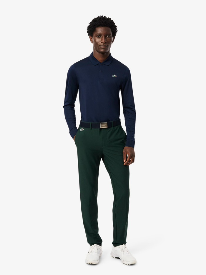 LACOSTE Ultra Dry Slim Fit Golf Pants Forest Green - MAISONDEFASHION.COM