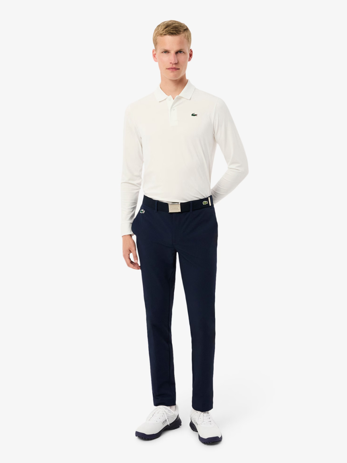 LACOSTE Ultra Dry Slim Fit Golf Pants Midnight Blue - MAISONDEFASHION.COM