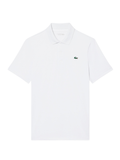 LACOSTE Ultra Dry Stretch Golf Polo Shirt White - MAISONDEFASHION.COM