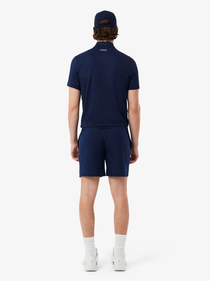 LACOSTE Ultra Dry Stretch Tennis Shorts Midnight Blue - MAISONDEFASHION.COM