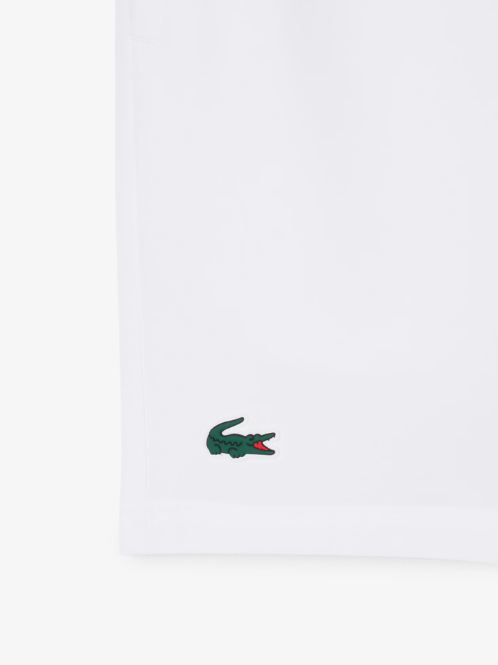 LACOSTE Ultra Dry Stretch Tennis Shorts White - MAISONDEFASHION.COM