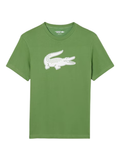 LACOSTE Ultra Dry XXL Logo Sport T-shirt Green - MAISONDEFASHION.COM
