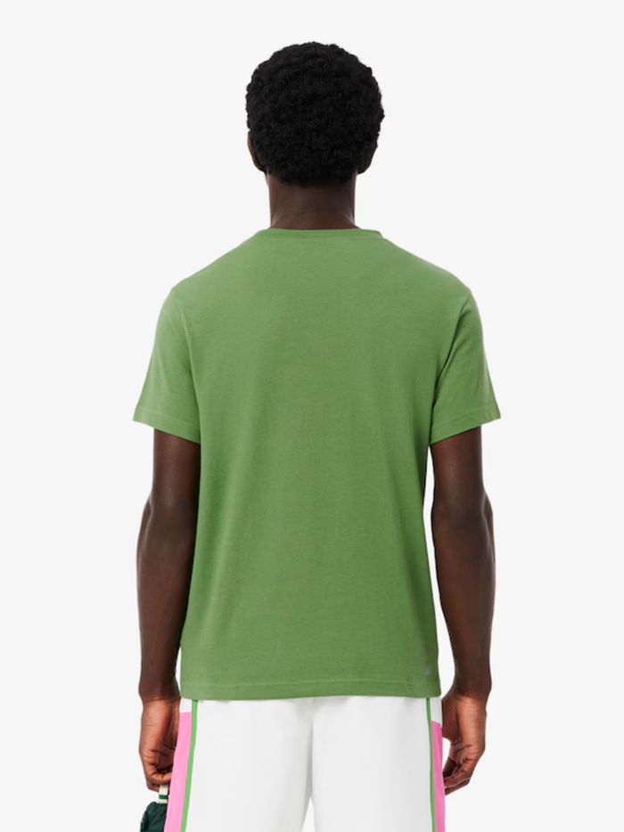 LACOSTE Ultra Dry XXL Logo Sport T-shirt Green - MAISONDEFASHION.COM