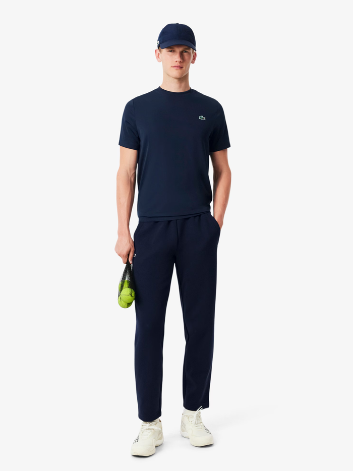 LACOSTE UV Protect Lightweight Stretch Sport T-Shirt Midnight Blue - MAISONDEFASHION.COM