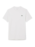 LACOSTE UV Protect Lightweight Stretch Sport T-Shirt White - MAISONDEFASHION.COM