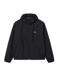LACOSTE Water-Repellent Lightweight Packable Jacket Black - MAISONDEFASHION.COM