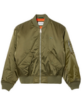 LACOSTE Water-Repellent Padded Bomber Jacket Green - MAISONDEFASHION.COM
