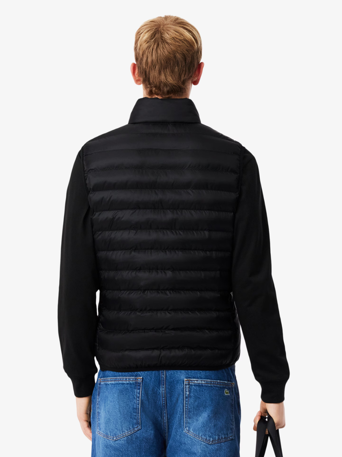 LACOSTE Water-Repellent Puffed Vest Black - MAISONDEFASHION.COM