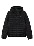 LACOSTE Water-Repellent Quilted Puffed Jacket Black - MAISONDEFASHION.COM