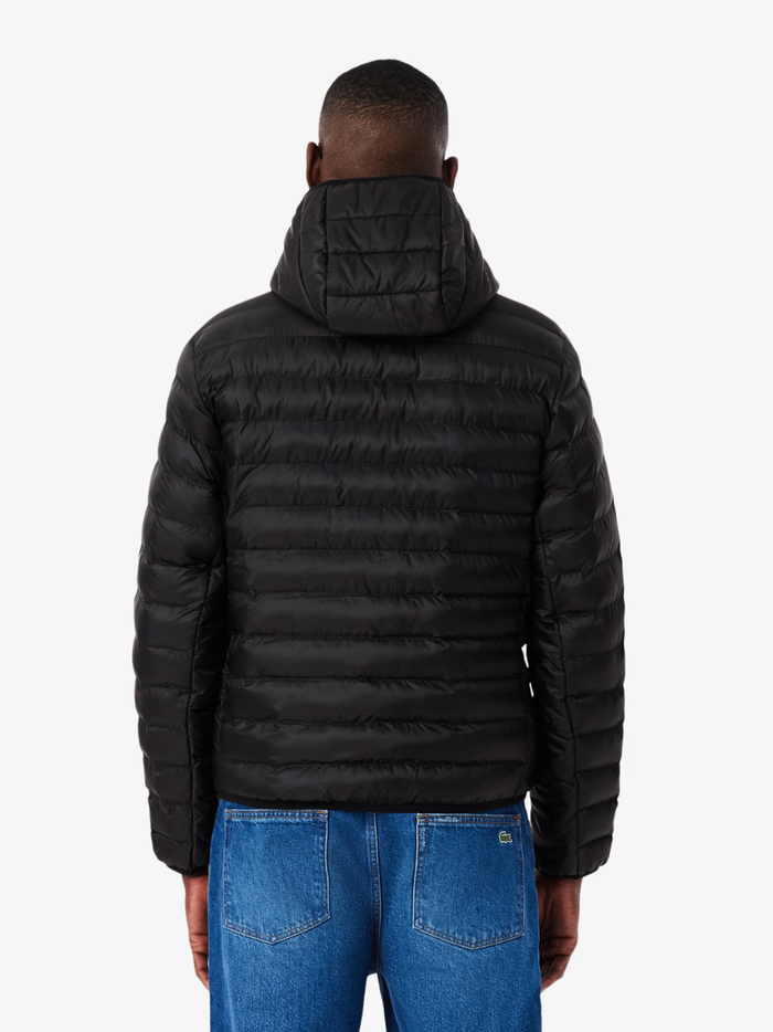 LACOSTE Water-Repellent Quilted Puffed Jacket Black - MAISONDEFASHION.COM