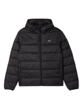 LACOSTE Water-Repellent Quilted Puffer Jacket Black - MAISONDEFASHION.COM