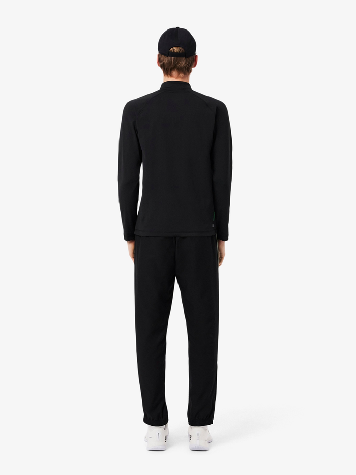 LACOSTE Water-Repellent Sport Sweatpants Black - MAISONDEFASHION.COM