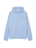 LACOSTE Water-Repellent Sport Track Jacket Light Blue - MAISONDEFASHION.COM