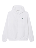 LACOSTE Water-Repellent Sport Track Jacket White - MAISONDEFASHION.COM