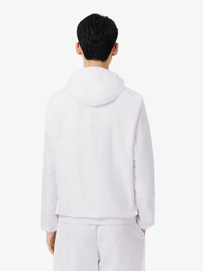 LACOSTE Water-Repellent Sport Track Jacket White - MAISONDEFASHION.COM