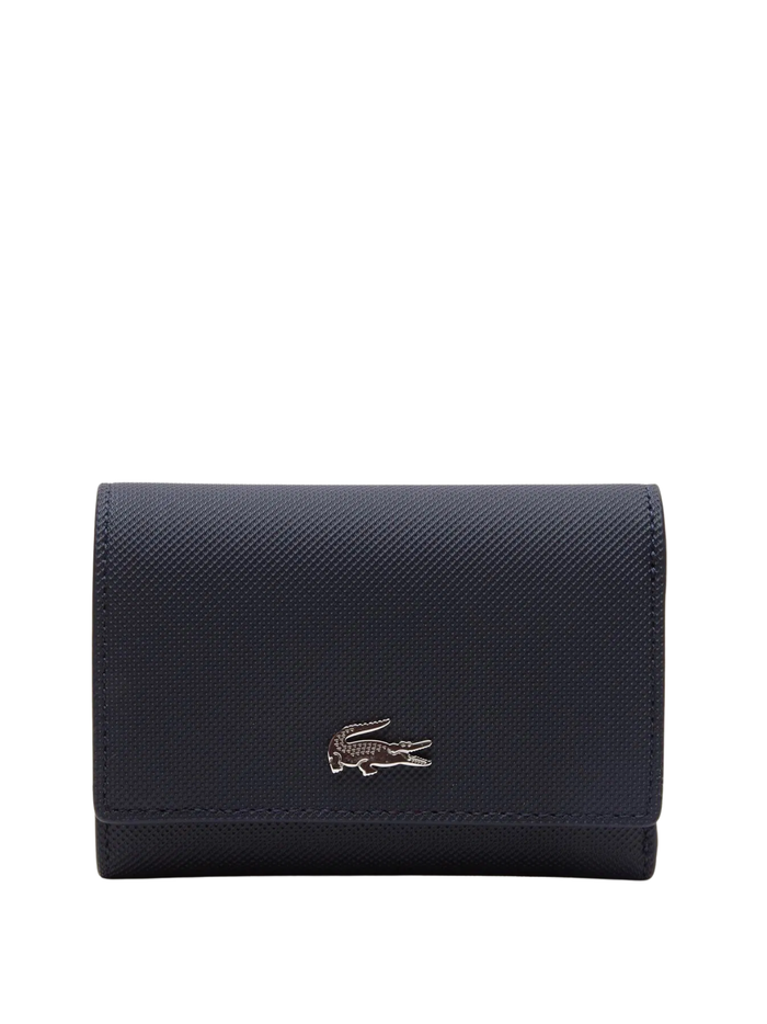 LACOSTE WOMEN Anna Snap Close Flap Billfold Blue - MAISONDEFASHION.COM