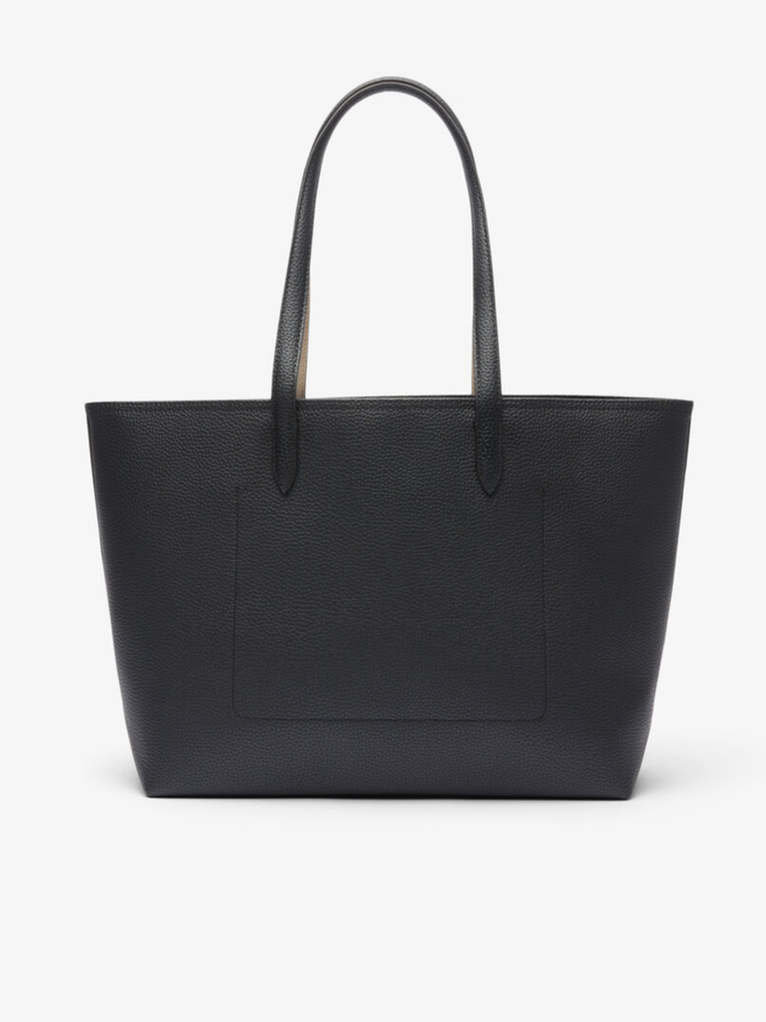 LACOSTE WOMEN Anna Zipped Tote Black - MAISONDEFASHION.COM