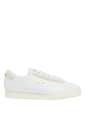 LACOSTE WOMEN Aura Leather Sneakers White/Off-White - MAISONDEFASHION.COM