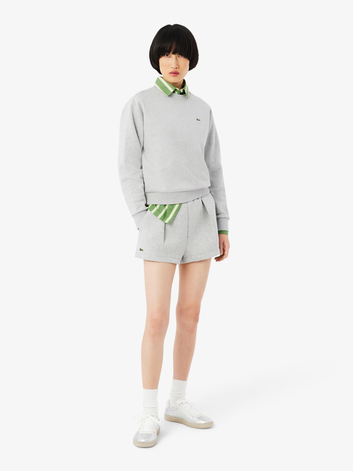 LACOSTE WOMEN Baseshot Pro Leather Sneakers Silver/White - MAISONDEFASHION.COM